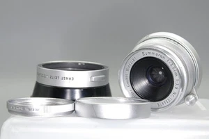 Leitz Summaron 35 mm F/3.5 M Mount Objektiv mit Haube, Kappe und Filter - Bild 1 von 5