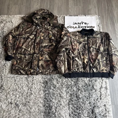  Browning Hunting Realtree Camo Full Zip-Up Layered XPO Jacket Pre-Vent Men's L - Image 1 of 4