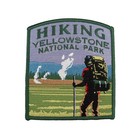 Official Yellowstone National Park Souvenir Patch Hiking Old Faithful Wyoming