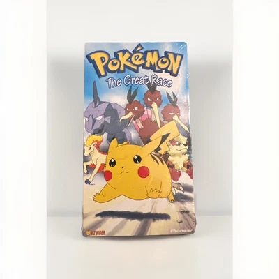 POKEMON PACK 2 VHS - Fashion Victims + The Great Race Sealed. Pioneer - Image 1 of 4