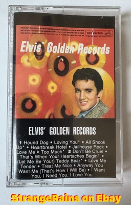 Elvis Presley - GOLDEN RECORDS -  Cassette Tape -  PLAY TESTED - SOUNDS GREAT! - Image 1 of 4
