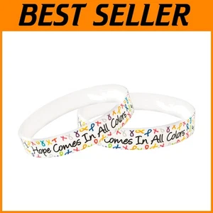Hope Comes In All Colors Bracelet Pack - Cancer Support - Picture 1 of 6