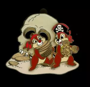 DLR Fluch der Karibik Golden Mickey Icon Chip Dale LE Disney Pin 47670 - Bild 1 von 1