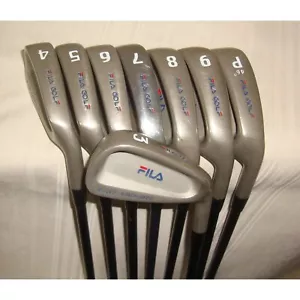 FILA F-02 MID SIZE IRONS 3-PW Stiff FLEX GRAPHITE Right Handed - Picture 1 of 12