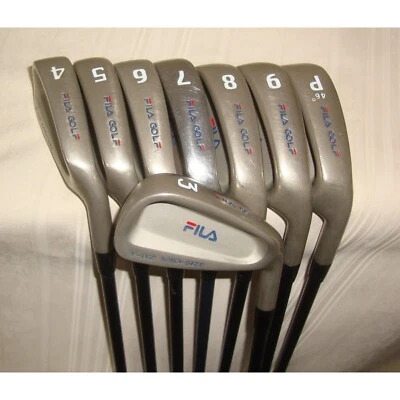 FILA F-02 MID SIZE IRONS 3-PW Stiff FLEX GRAPHITE Right Handed - Image 1 of 4