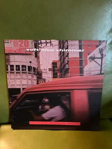 Soft Blue Shimmer - Heaven Inches Away LP Blue Vinyl Disposable America 2020 EX! - Picture 1 of 3
