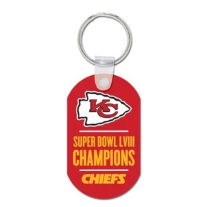 Kansas City Chiefs Super Bowl LVIII Champions Metal Key Ring - Picture 1 of 1