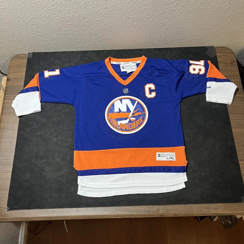 New York Islanders Jersey Vintage Tavares NHL Youth XL Reebok Retro CCM Hockey - Image 1 of 4