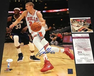 Lauri Markkanen Chicago Bulls Autographed Signed 11x14 JSA WITNESS COA White - Picture 1 of 1