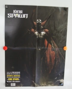 POSTER King Spawn Image Comics Todd McFarlane Horror 24" per 18" raro negozio promozionale - Foto 1 di 2