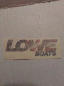 1 LOWE BOATS FLAG LOGO BOAT DECAL. RED-WHITE-BLUE, FREE SHIP. Xx1 - Picture 1 of 1
