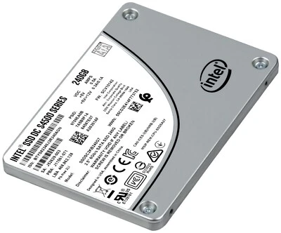 Hard Drive Intel SSD Dc S4500 SSDSC2KB240G7 240GB Tlc SATA III 2.5'' - Image 1 of 3