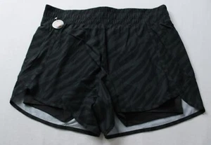 Avia Women's Bike Liner Zebra Print Running Shorts BL1 Multi Large (US: 12-14) - Picture 1 of 5