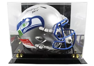Seahawks Steve Largent Signed 83-01 TB F/S Speed Proline Helmet W/ Case BAS Wit - Picture 1 of 4