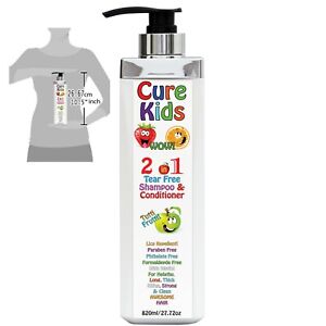 Prevent & Rid Lice Shampoo Conditioner Natural Treatment Kids Organic Safe 27oz