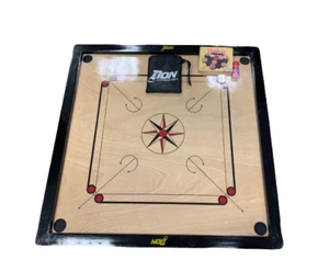 Large Carrom 32 X 32" Board Coins Striker & Powder Set Great Quality Family Game - Picture 1 of 2