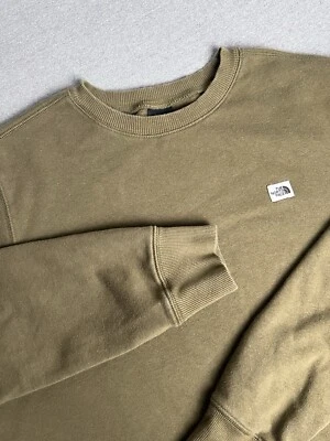 The North Face Sweatshirt Men’s Large Green Brown Long Sleeve Crew Neck Stretch - Image 1 of 4