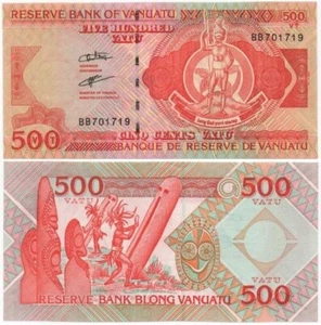 Vanuatu - 500 Vatu 1993 - 2006 UNC Pick 5b - serie BB Lemberg-Zp - Picture 1 of 1
