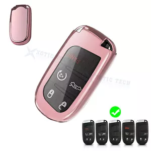 Shockproof TPU Smart Key Smart Keyless Cover Case Fob For Chrysler Dodge Jeep - Bild 1 von 8