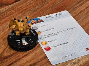 MZ01 Yu-Gi-Oh! heroclix Baby Dragon #033 Rare mit Karte - Bild 1 von 12
