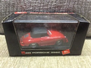 PORSCHE 356C CABRIOLET RED / BLACK HOOD 1:43 BRUMM MODEL * VGC BOXED * - Picture 1 of 1