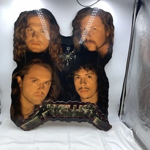 METALLICA Vintage HUGE CLOCK! 28"x22" Not Working Rock Metal - Picture 1 of 16
