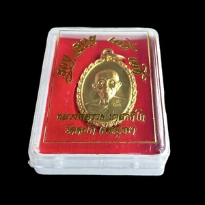 Phra LP RUAY WAT TAKO RUAY HENG Amuleto Tailandés Alto Buda Suerte Mahaniyom Rico - Imagen 1 de 11