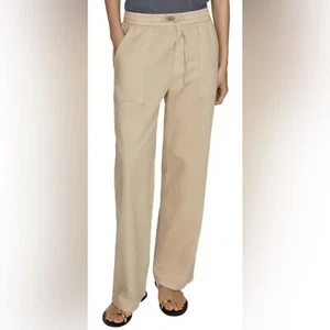 Mango NWT Women’s Mid-Weight Full Length Straight Leg Khaki Colored Pants Size S - Picture 1 of 6