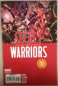 SECRET WARRIORS #1 Apr 2009 09 Quake Druid Slingshot Nick Fury Marvel Comic - Picture 1 of 6