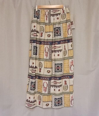 Marisa Christina Dead Stock VTG Southwestern Print Maxi Pull On Skirt Size Small - Image 1 of 4