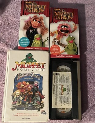 Fraggle Songs Vol 1 vhs Muppet Home Video Clamshell! BONUS! 3 vhs lot! - Image 1 of 3