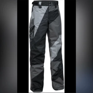 Under Armour Youth Ski Snow Board Pants size L black gray quilted insulated - Picture 1 of 6