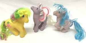 (3) My Little Pony MLP Tropical Ponies Pineapple Sprinkles Powder Snowflakes 80s - Picture 1 of 9