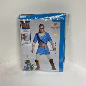 Disguise Link Zelda Breath of the Wild Nintendo Adult Costume XXL 50-52 - Picture 1 of 4