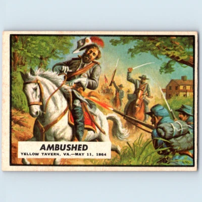 1962 Topps Civil War News #63 Ambushed Card Excellent Condition - Image 1 of 2