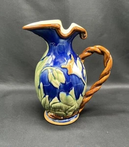 "Vintage Majolika Krug Calla Lily 9"" - Bild 1 von 8