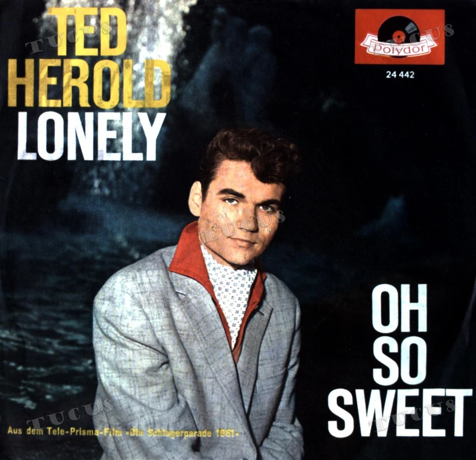 Ted Herold - Lonely / Oh So Sweet 7in (VG/VG) .* - Image 1 of 1