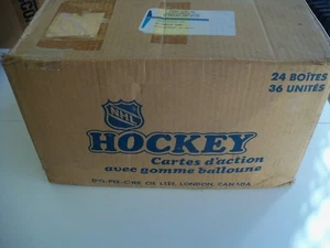 1991-92 O-PEE-CHEE HOCKEY FACTORY SEALED CASE 24 BOXES 36 PACKS EACH - Picture 1 of 4