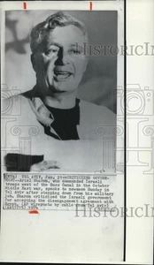 1974 Drahtfoto Ariel Sharon, der israelische Truppen westlich des Suez kommandierte - Bild 1 von 2
