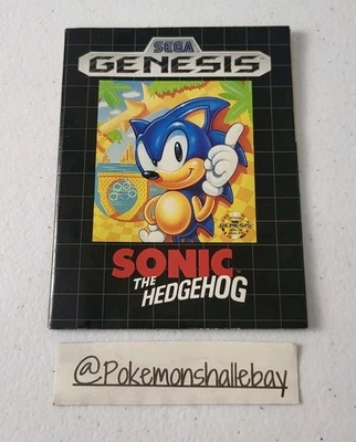 Original Sonic The Hedgehog Rare Vintage Folded Poster Sega Genesis - Image 1 of 4