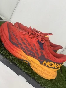 Scarpe da Trail Running Hoka Speedgoat 5 Uomo Taglia 13D Fiesta Giallo Radiante - Foto 1 di 8