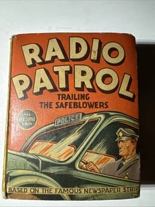 Radio Patrol Trailing the Safeblowers 1937 Big Little Book Vintage Whitman BLB - Bild 1 von 24