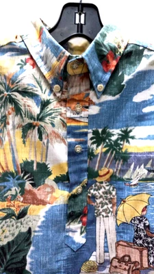 NUEVO SIN ETIQUETAS Reyn Spooner Pullover Hawaiano Niños Niño L 14-16 Vacaciones Camisa Informal Foto 1 de 4