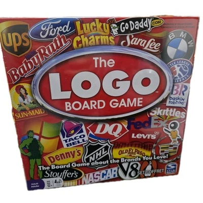 The Logo board game by Spin Master 2011 brands party game Adult 12+ SEALED - Image 1 of 3