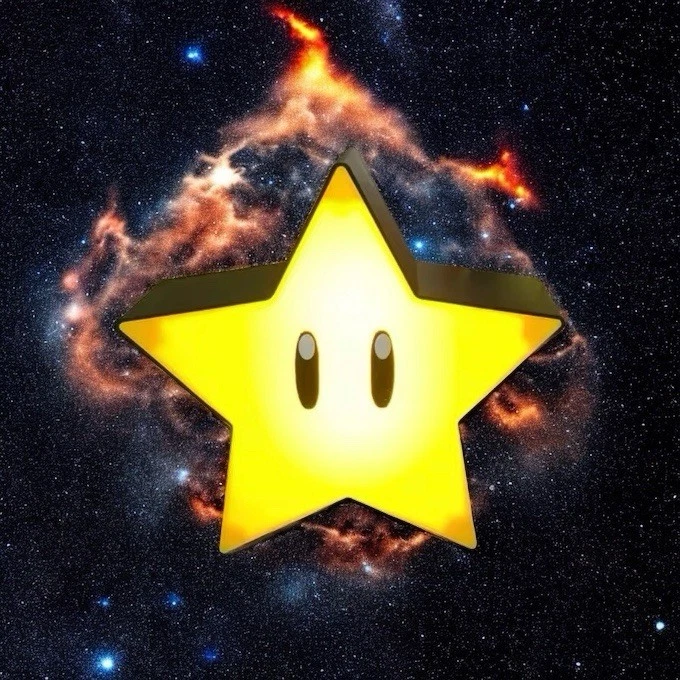 Super Star Light Cute LED Music Night Light Sound USB Charging Desk Lamp Gift - Image 1 of 4