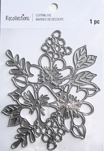 Floral Bouquet Flowers Thin Metal Flower Die by Recollections 767475 NEW! - Picture 1 of 3