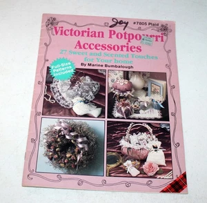 Victorian Potpourri Accessories by Marine Bumbalough #7805  Pattern Book - Picture 1 of 2
