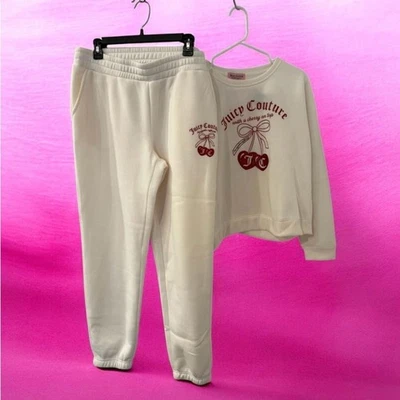 Chándal Juicy Couture Oyster - Diseño Cereza Raro Talla L Nuevo con Etiquetas Foto 1 de 4