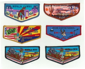 USA BOY SCOUTS OF AMERICA - BSA OA WIPALA WIKI LODGE 432 SCOUT FLAP PATCH - Picture 1 of 2