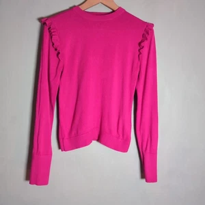 Somerset By Alice TemperleyJohn Lewis  Pink Ruffle Long Sleeved Jumper/Sweater - Picture 1 of 24